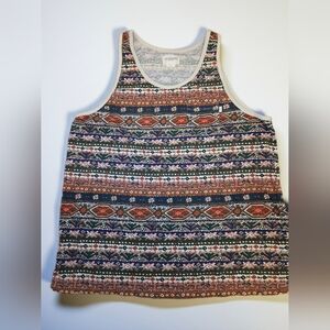 Obey Multicolor Patterned Tank Top